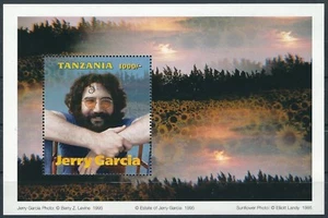 Tansania - Jerry García Block 305 postfrisch 1995 Mi. 2231 - Bild 1 von 1