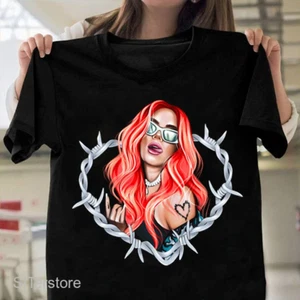 New Karol G Music Singer T-Shirt Unisex Black S-4XL - Picture 1 of 2