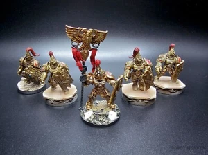 Warhammer 40k Adeptus Custodes Custodian Guard x5 #1.2 Pintado R3S3B1458 - Imagen 1 de 12
