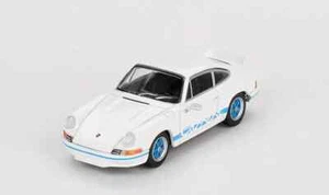 1/64 Mini GT 911 Carrera RS 2.7 Grand Prix (White with Blue Livery) MGT00715 - Picture 1 of 1