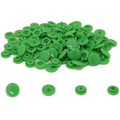 200 Sets T5 Resin Plastic Press Stud Snap Button Popper Fastener Diapers Clothes - Image 1 of 4