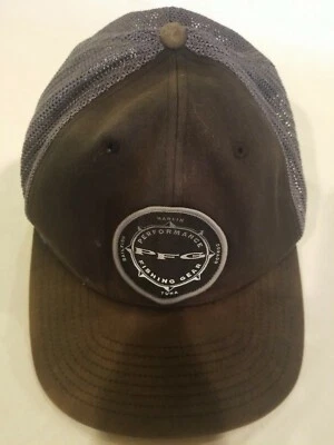 VINTAGE FLEXFIT PFG PERFORMANCE FISHING GEAR MESH CAP/HAT PREOWNED RARE - Imagem 1 de 4