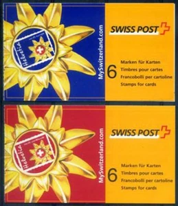 Greetings from Switzerland 2002. 2 booklets. - Picture 1 of 1