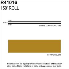 MS, 3/16" X 150'; Gold Metallic SHARPLINE CONVERTING INC R41016