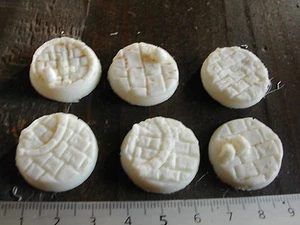 6x SOCLES/BASES ROND/ROUND 25MM CRYPTE/RUINED TEMPLE (W40K... etc) #291 - Imagen 1 de 1