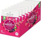 OLLY Active Immunity + Elderberry Gummy, Echinacea, Zinc and Vitamin C 8 Pouches