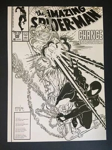 The Amazing Spider-Man #298 COVER B&W Marvel Comic Book Poster 8.5x11.5 - Picture 1 of 1