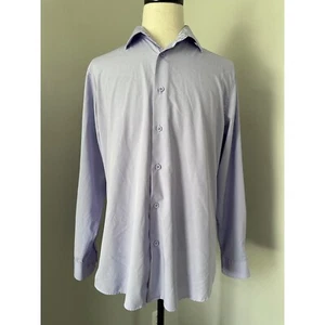 Camisa de vestir Tom Baine ajustada rendimiento cómoda elástica XL 17-171/2 - Imagen 1 de 8