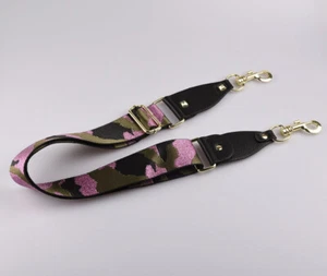 Taschengurt Pink Bling Camo verstellbar Ersatz Metallverschluss Clips glitzernd! - Bild 1 von 6