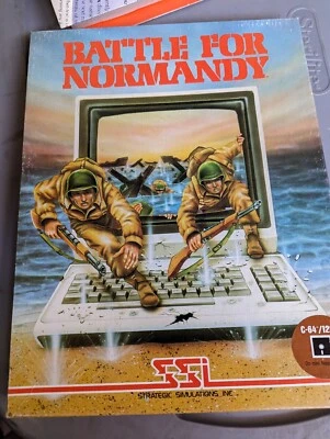 SSI BATTLE FOR NORMANDY*VINTAGE Computer Commodore 64 C64 C128 - Image 1 of 3