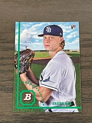 2022 Bowman Heritage Image Swap Shane Baz Rookie #63 Tampa Bay Rays - Image 1 of 2