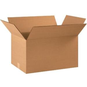 22x14x12" Corrugated Boxes for Shipping, Packing, Moving Supplies, 20 Total