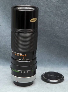 CANON FD 100-200MM F/5.6 S.C. ZOOM LENS WITH CAPS, MADE IN JAPAN - Picture 1 of 2