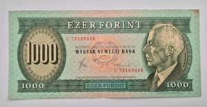 HUNGARY 1000 FORINT 1983 BANKNOTE - Picture 1 of 2