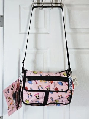 NWT Vintage American Tourister Medium Bag 2 Way Y2K Never Enough Cartoon Women - Image 1 of 4