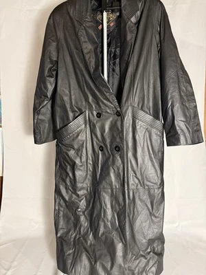 Винтажная длинная кожаная куртка Charles Klein  - Изображение 1 из 4