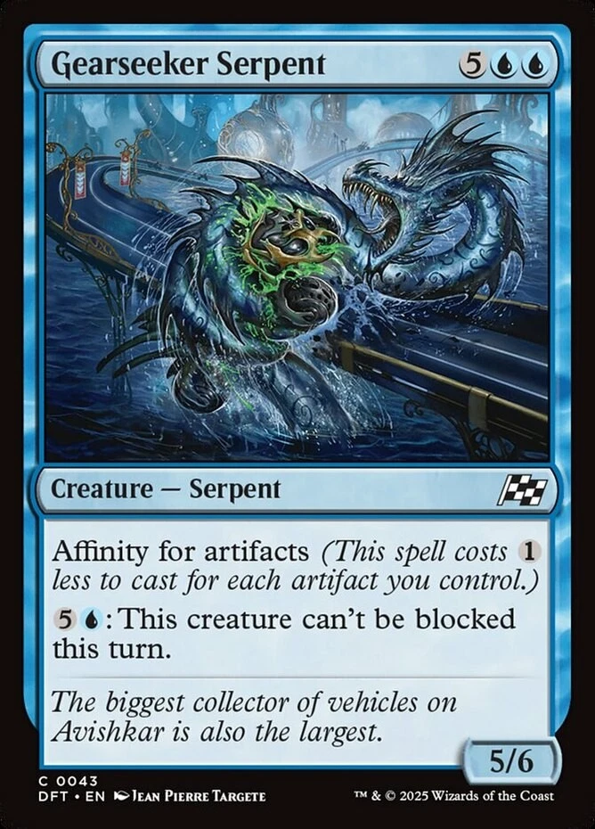 x1 Gearseeker Serpent - Aetherdrift - NM - MTG - Image 1 of 1