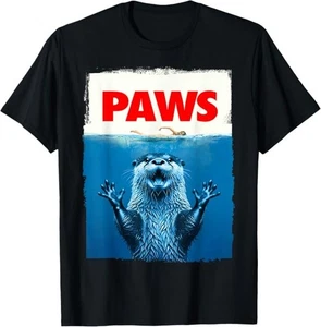 Paws Otter Funny Otter Lover Gifts For Men Women Kid Teen T-Shirt - Picture 1 of 16