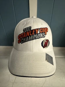 2003 Nike NEW JERSEY DEVILS Stanley Cup Champions Locker Room (Adjustable) Cap - Picture 1 of 7