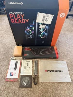 CyberPowerPC Gamer Xtreme 1TB HDD + 500GB SSD, Intel i7-11700F, 16GB RAM, 3060Ti - Image 1 of 4