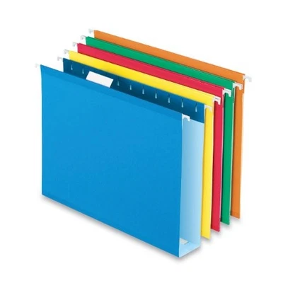 Carpeta colgante inferior caja color Esselte - letra - 8,50" X 11" - 1 bolsillos - Foto 1 de 2