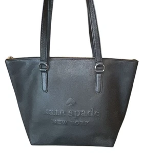 Bolso de Mano Grande Kate Spade LARCHMONT AVENUE PENNY Cuero Guijarro Negro - Imagen 1 de 16
