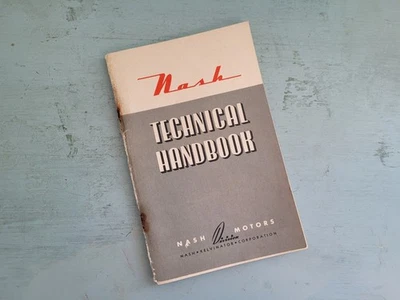 1937-1942 Nash Technical Handbook Wiring Diagrams Specifications Foto 1 de 4