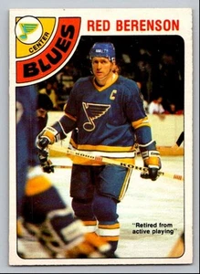 1978-79 O-PEE-CHEE HOCKEY RED BERENSON ST. LOUIS BLUES #218 - Picture 1 of 2