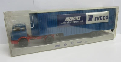Старые автомобили 1/43 Fiat 130NT "IVECO - FIAT veicoli industriali - сочлененный грузовик - Изображение 1 из 4