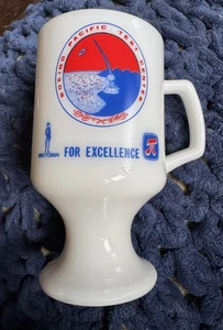 Taza de café de vidrio Stien vintage BOEING CO. MINUTEMAN MISSLE PACIFIC TEST CENTER - Imagen 1 de 4