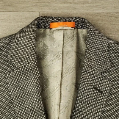 Abrigo deportivo Tallia para hombre 40R lana y seda tejido tic dos botones doble ventilación Blazer Foto 1 de 4