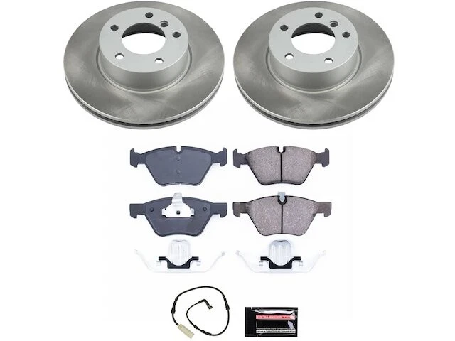 Комплект переднего тормоза и ротора стопор 74TSDP46 для BMW 128i 2008 2009 2010 - Изображение 1 из 1