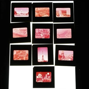 Vintage Color Slide Film Japan Lot Of 10 Modern Tokyo Japan - Picture 1 of 6