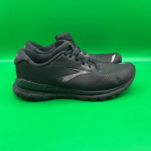 Brooks Adrenaline GTS 20 Mens Black Athletic Running Shoes Sneakers SZ 10 - Picture 1 of 10