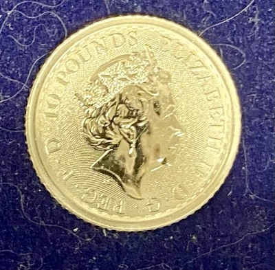 2019 British Royal Mint 1/10 oz Britannia Platinum Coin .9995 fine - Image 1 of 4