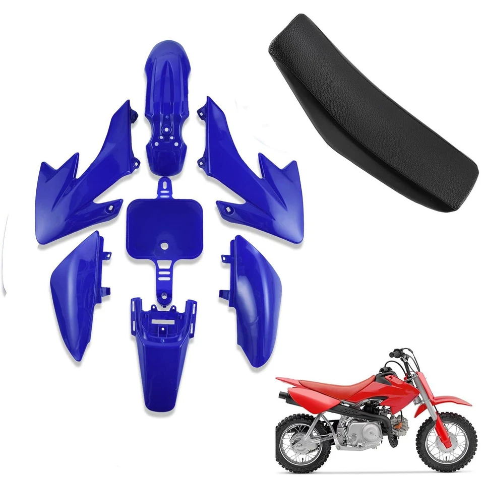 Kit de plástico con asiento Honda XR50R CRF50F XR50 CRF50 SDG SSR 50cc-110cc moto de cross Foto 1 de 4