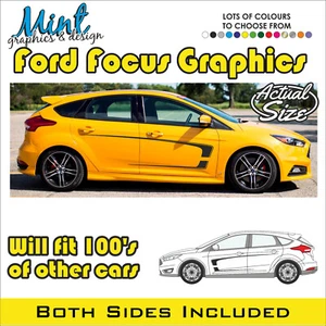 FORD FOCUS ST Zetec Stripes RS 3 / 5 Door Decals Stickers Graphics FREE P&P 010 - Picture 1 of 4