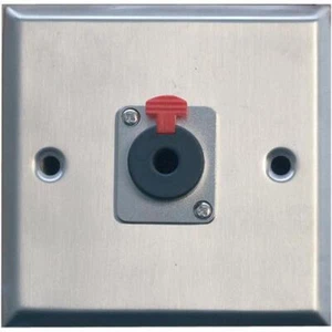 Placa de pared AV 6,35 mm Jack Socket - Imagen 1 de 3