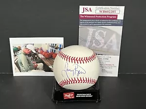 Larry Bird Signed Baseball NBA Boston Celtics Autograph HOF JSA Witness COA - Picture 1 of 2