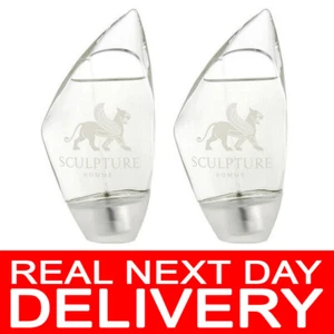2 x Nikos SCULPTURE HOMME Eau de Toilette 100ml *** BRAND NEW *** please read - Picture 1 of 3
