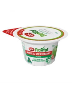 Spc Provital Snack Pack Apple & Strawberry Puree 120gr x 24 - Picture 1 of 1