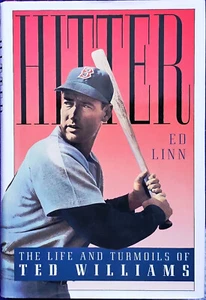 TED WILLIAMS BOSTON REDSOX "HITTER" HARDCOVER BOOK BY ED LINN 1993 - Picture 1 of 3