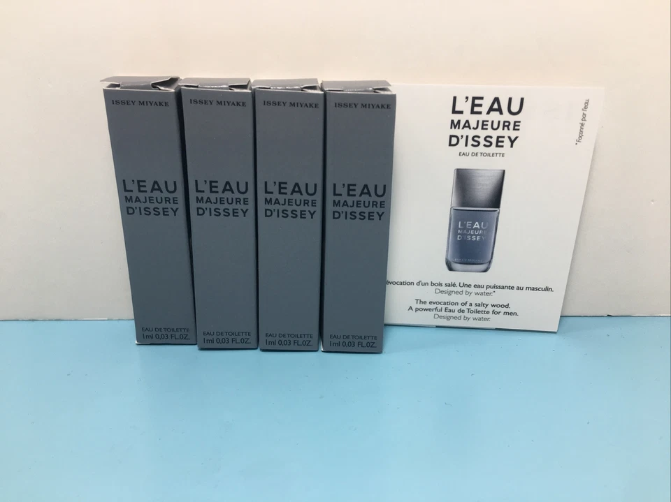 ISSEY MIYAKE - L’EAU MAJEURE D’ISSEY - EAU DE TOILETTE - 0,03 OZ - LOTE DE 4 - NUEVO Foto 1 de 1