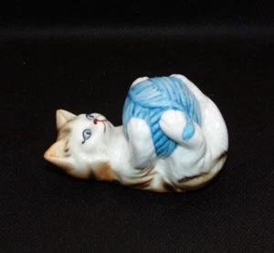 Danbury Mint 1988 Gatti di Personaggio "Roly Poly" Fine Bone China Cat Figurina - Foto 1 di 5