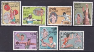 Cambodia 760-66 MNH 1988 Summer Olympics Seoul Korea Full Set of 7 - Picture 1 of 1