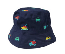 Gymboree Toddler Boys Embroidered Voyage Adventure Bucket Hat Navy Blue Size 2T