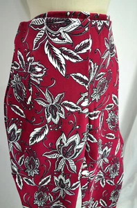 Chicos travel stretch slinky Pants slacks leisure multi floral Chico 1 S M NEW - Picture 1 of 6