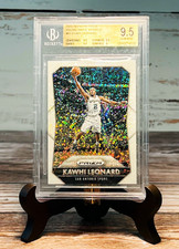 Kawhi Leonard 2015-16 Panini Prizm First Year White Sparkle Refractor BGS 9.5 SP