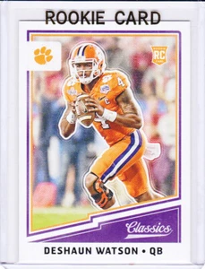 DESHAUN WATSON ROOKIE CARD Clemson Tigers 2017 Classics Football RC ~ Texans! - Picture 1 of 2