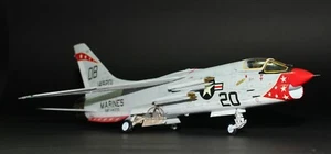 PreSale US Marines Corp F-8E Crusader Vietnam war 1:48 Pro Built Model  - Picture 1 of 12